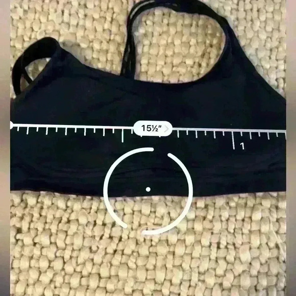 Lululemon women’s black‎ sports bra - Picture 5 of 6